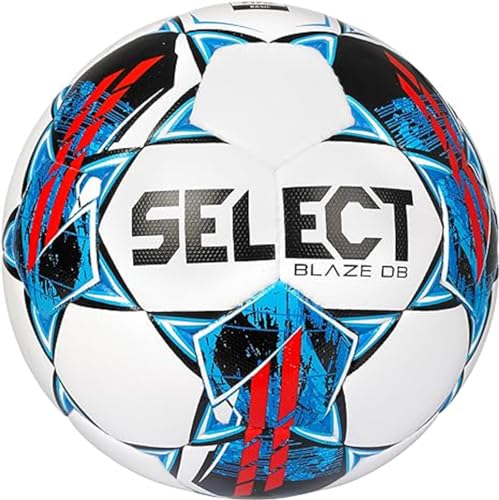 SELECT Blaze DB Soccer Ball - color: White/Red/Blue V22 - 1-Ball
