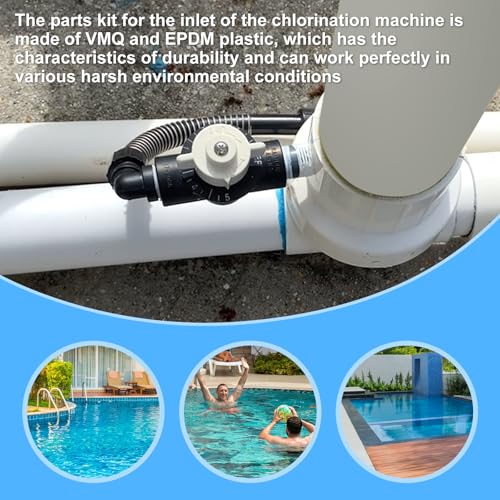 Chlorinator Parts for Rainbow Auto Feeder/Chlorinator Models 320 and 322 Includes R172272 (1/2-inch NPT 90-Degree Tube Connector) R172091 (5/8" OD Tube) R171097 (Tube Support)