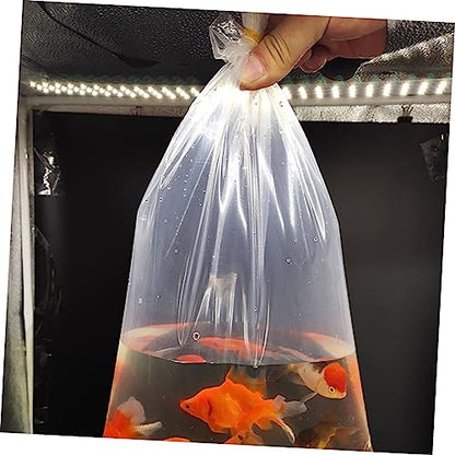 Garneck 50Pcs Leak-proof Plastic Fish Transport Bags for Live Fish Shipping Creative Oxygen Bags for Aquarium Use Heavy-Duty Packing for Safe