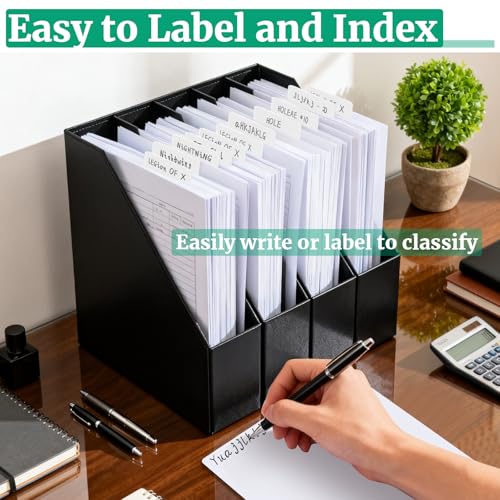 50 Pack Comic Book Dividers, 11.26" x 7.24" Comic Dividers | 24PT Cardboard Comic Book Dividers with Tabs for Comic Book Storage Boxes, Magazines and Fabric Organization