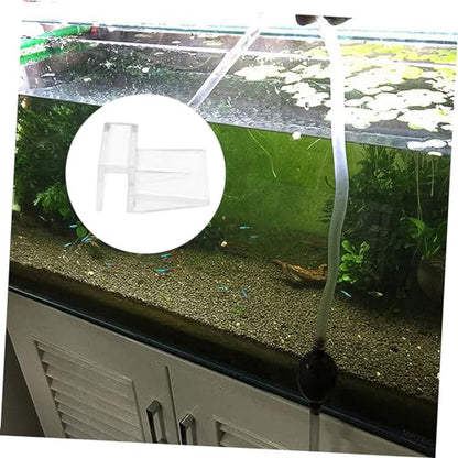 Strong Support Holder for Tank 4pcs Plastic Clips Glass Cover 8mm Easy to Fasten Suitable for Aquariums
