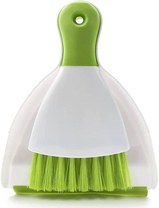 Dust pan Broom Brush Dustpan - Small Broom and Dustpan Set, Mini Broom and Dustpan, Small Dustpans and Brush Set for Home Cleaning, Sofa,Desk,Guinea Pig Cage,Cat Litter, etc. (Green - color: Green, size: 1 Set