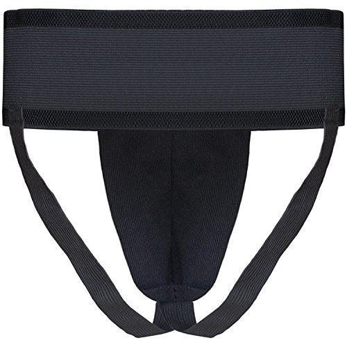 Farabi Sports Elasticated Groin Guard for Men Boxing Groin Protector for MMA, BJJ, Karate, Martial Arts & Combat Sports - Ventilated Protective Cup Guard - size: Large