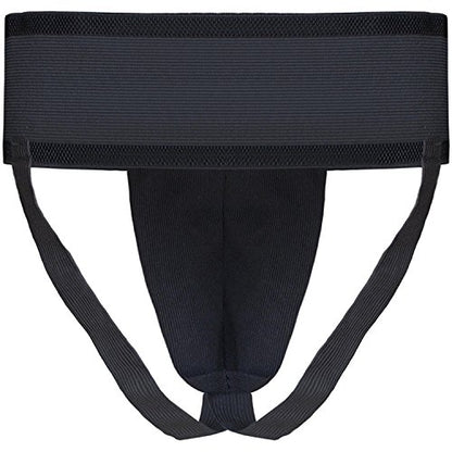 Farabi Sports Elasticated Groin Guard for Men Boxing Groin Protector for MMA, BJJ, Karate, Martial Arts & Combat Sports - Ventilated Protective Cup Guard - size: X-Large