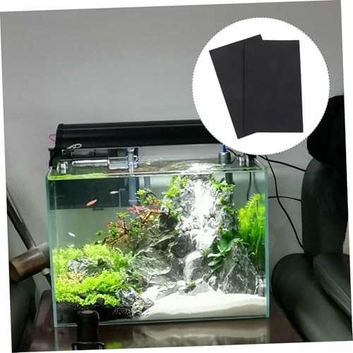 SUPVOX 2pcs Aquarium Fish Leveling Mat: 19.6 X 11.7 Inch Under Tank Mat - Non-Slip Shockproof Cushion for Aquarium Support Accessories