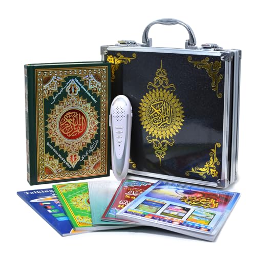 Quran Pen with Multilingual Recitation - 25 Reciters, 16GB Digital Rechargeable Quran Reading Pen, Aluminum Gift Box - Perfect Muslim Gift for Ramadan, Eid, or Any Occasion