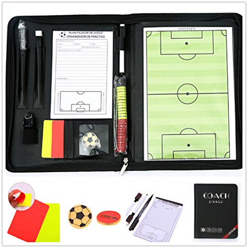 Pure Vie Portable Magnetic Soccer Coaching Board Football Tactics Clipboard | Soccer Strategy Whiteboard for Coaches Training and Matches, Dry Erase Board with Magnet, Pen Football Sport Coach Must Haves - color: 20.87'' X 12.20''