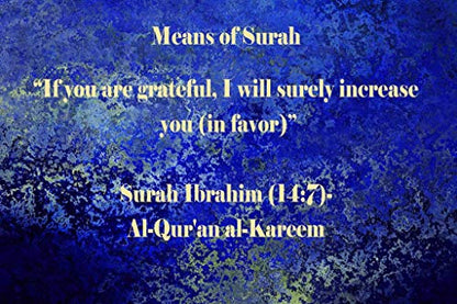 YOBESHO Large Unique Islamic Wall Art, Canvas Print, Gift for Muslims 59x23.6 inches (150x60cm) (Surah Ibrahim) - color: Surah Ibrahim