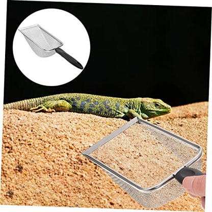 UPKOCH 2pcs Convenient Reptile Shovel Portable Substrate Shovel for Household Use Litter Accessory Rustproof Material