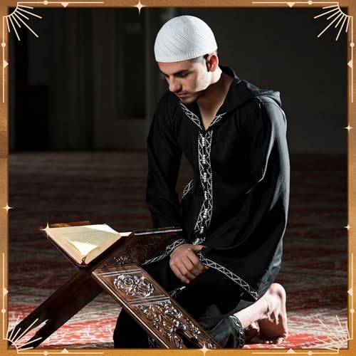 Boyiee Kufi Hat for Men - color: White, style: Solid Classic