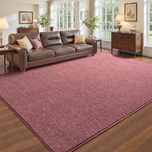 Pettop 4x6 Red Area Rugs for Living Room Bedroom, Thickened Memory-Foam Throw Carpet, Modern Minimalist Super Soft Kids Boys Girls Rug, Non-Slip and Washable Carpets for Dorm Home Decor - color: Red-white, size: 4' X 6' (Rectangular)