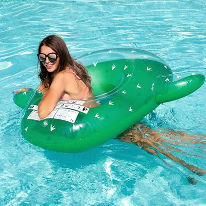 ZaH Cactus Swim Ring Swimming Pool Inflatable Floats for Adults