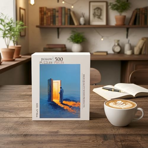 Muslims Quran Islam Jigsaw Puzzle - 500 Pieces Wooden Puzzle for Adults, Wall Art Gift, Finished Size: 20 x 15 Inch - color: Muslims Quran - 500 Pieces