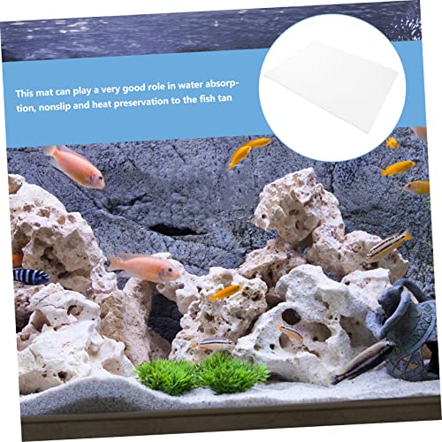 balacoo Fish Tank Cushioning Mat Thickened Non Slip Pad for Aquariums Fish Tank Pad for Better Insulation and Comfort for Betta Fish and Reptile Terrariums