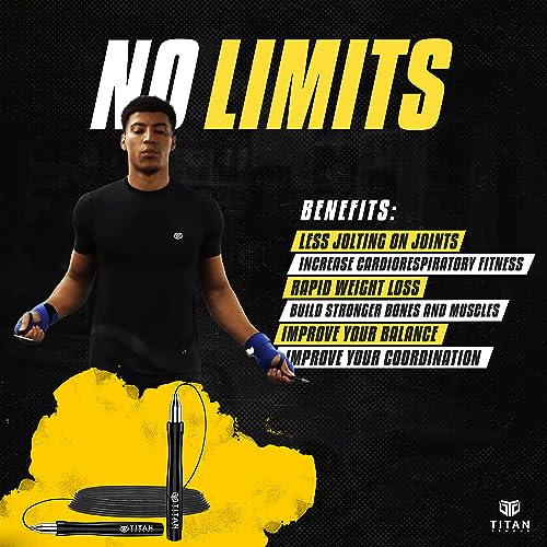 Titan Armour® Speed Rope - Professional Self-Locking & Adjustable, Adult Speed Jump Ropes for Fitness | 2 x Steel Ropes, Cable Protector & Travel Case | Jump Rope Crossfit, Boxing, Fitness MMA for Men & Women - color: Pink