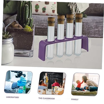 4pcs Test Tube Racks Laboratory Tube Shelf Test Holder School Teaching Aids Mailings