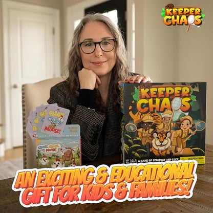 – Award Winning Zoo-Themed Adventure & Strategy Board Game for Kids & Family Game Night, Zoo Gift for Pre-Readers & Kids 5+, Fun Family Board Games for 2-5 Players
