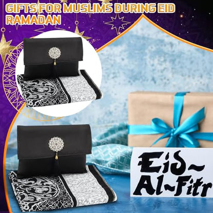Mindsoft 4 Pack Muslim Prayer Rug Portable Travel Mat Pouch,Classic Color - color: Classic Color