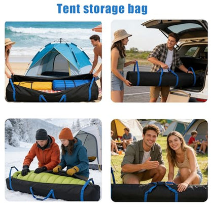Heavy-Duty Waterproof Storage Bag for Tent Poles, Canopy Frames, Fishing Rods, Patio Umbrellas, Hammock & Outdoor Gear