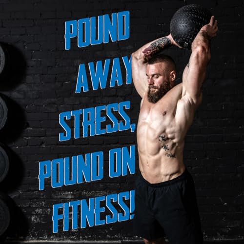 Fitness First Slam Ball, Easy-to-Grip, Sand-Filled Medicine Ball for Exercise and Workout, Ideal for Weight Training, Cross-Training, Cardio, and Plyometric Workout, Available in Different Weights - size: 30 LBS