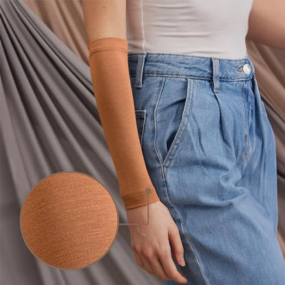 Modest Arm Cover | Jersey Arm Cover | Modest Sleeve Covering for Muslim Women - color: Lion