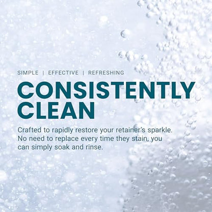 Retainer Cleanser Tablets Cleaner, Removes Odors Discoloration Stains and Plaque 2 Month Supply Denture Cleansers Retainers Mouth Guards Denture Bath Mint by M3 Naturals (Pack of 2) - size: 60 Count (Pack of 2)