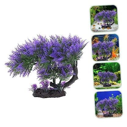 PRETYZOOM Simulated Pine Tree Aquarium Decoration Vivid Model Artificial Tree for Fish Tank Realistic Pine Tank Supply Easy Care Aquarium Decor