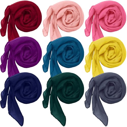 Patelai Women Summer Cotton Scarves Lady Light Soft Long Scarf Linen Beach Shawl Wrap, Candy Color - color: Classic