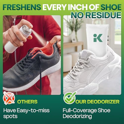 Unscented Shoe Odor Elimination, Powerful Shoe Odor Eliminator for Sneaker, Boot, Soccer Cleat, Reusable Shoe Smell Remover, Air Odor Absorber, Freshens Shoes, Gym Bag, Closet at Sourse (2-Pack)