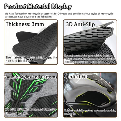 Tank Pad Sticker For NX400 Thermal Insulation, Damage Prevention, Coating Protection,The Fuel Tank Pad, NX400 Accessories (Red) - color: Red