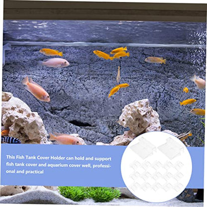 GALPADA 16pcs Aquarium Lid Support Clips Fish Tank Cover Holders for Sturdy Acrylic Brackets to Prevent Fish from Jumping for Open Aquariums and Tanks