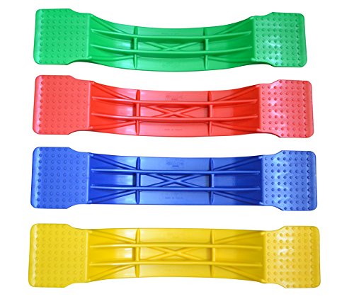 bintiva Balance Board Toy for All Ages - Excellent for Duck Walking, Agility, Gross Motor, and Vestibular Training - color: Yellow