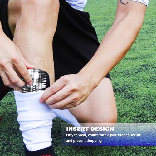 Mini Shin Guards Soccer Kids,Small Protective Gear with Fixed Straps | 2 Pairs Small Tiny Shin Pads Match Equipment Protective Tiny Shin Guards Soccer for All Ages - color: White Stars, size: XS(H: 3.1 in,W: 2.1 in)