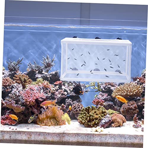 Happyyami 2pcs Large Fish Net Hatchery Incubator Suction Cups for Efficient Fish Breeding Aquariums Increases Survival Rate