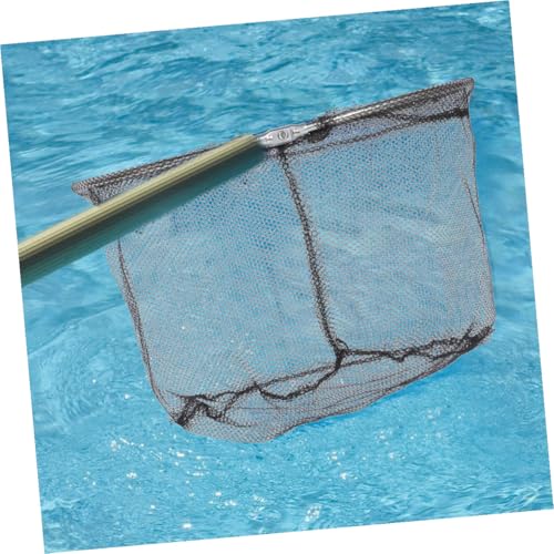 Beaupretty 4pcs Foldable Fishing Net Heads Stainless Steel Landing Net Replacement with Deep Black Mesh 40cm for Freshwater and Saltwater Anglers