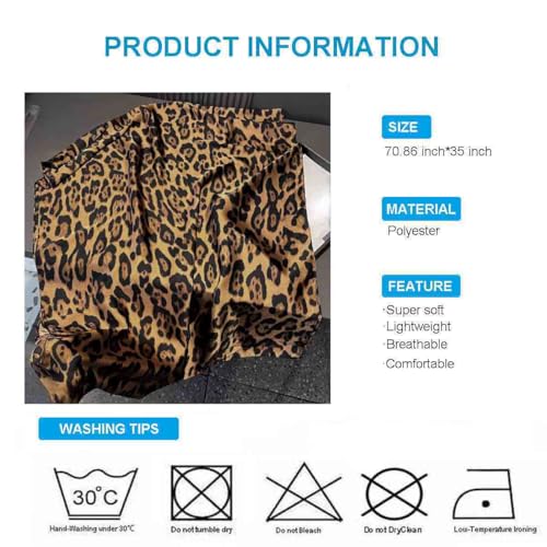 Xyueanlo Scarfs for Women Lightweight Scarves Fashion Print Floral Pattern Head Scarf Wraps Shawls - color: Gold Black