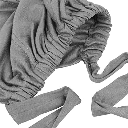PURFUN 2 Pcs Muslim Inner Hijab Caps Women Girls Stretchy Breathable Full Cover Undercap Tube Bonnet Under Scarf Hats Beanie - color: Deep Grey+black/2pcs