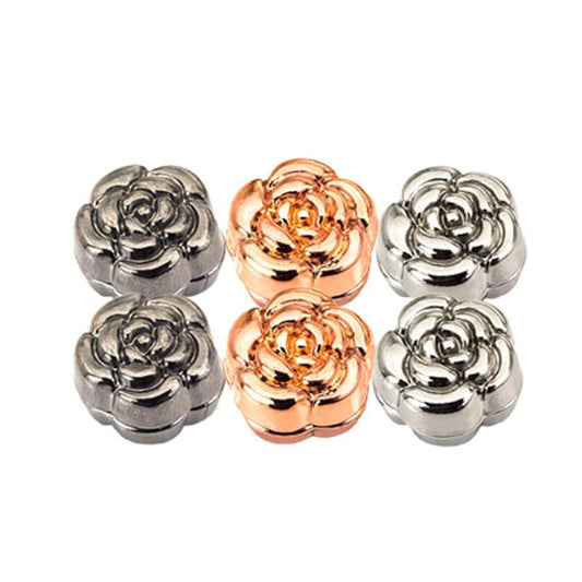 Multi-Use Decoration Hijab Brooch Magnet Pin For Women Hijab Scarves - color: Gold+Gray+Silver