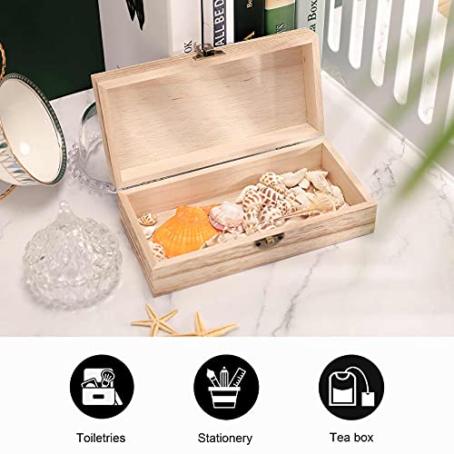 Wooden Storage Box Fish in Fish Tank Jewelry Boxes With Hinged Lid Keepsake Box Decorative Boxes For Keepsake,Home Decoration