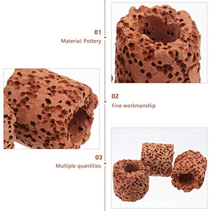 iplusmile 20pcs Aquatic Water Plant Fixed Ring for Aquarium Plant Ring Decor Pottery Holder Fixed Cup for Aquarium Fish Tank Landscape Decoration Accessories