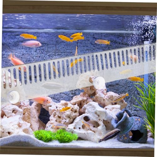 2pcs Aquarium Divider Comb with Cups Prevents Fish Crossbreeding Provides Isolation for Fish Tanks Versatile Overflow Barrier Drip Plate for All Aquatic Environments