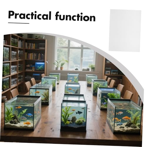 Fish Tank Pad Aquarium Bottom Pad Fish Pond Mat Aquarium Insulation Mats Fish Tank Cushioning Mat Reptile Terrarium Mat Aquarium Leveling Pad Fish Tank Insulation Mats White Eva