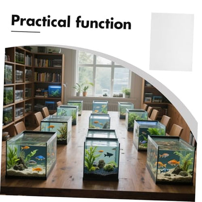 Fish Tank Pad Aquarium Bottom Pad Fish Pond Mat Aquarium Insulation Mats Fish Tank Cushioning Mat Reptile Terrarium Mat Aquarium Leveling Pad Fish Tank Insulation Mats White Eva