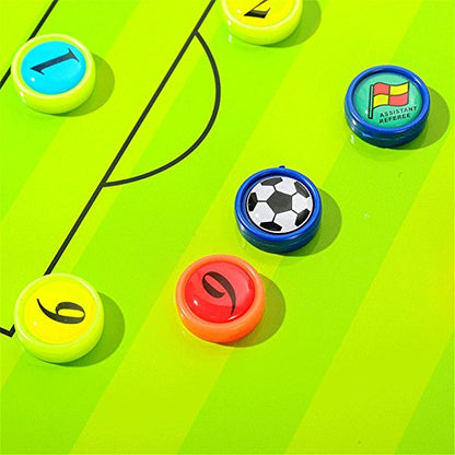 Joyeee Soccer Magnetic Board Accessories Set, Include 27 Pcs Player Markers, 2 Pcs Dry Erase Black Marker Pen, 1 Pcs Dry Eraser and Small Carry Pouch, Suit for Use on Magnetic Coaching Boards