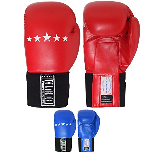 Contender Fight Sports Amateur Competition Gloves - color: Blue, size: 10-Ounce