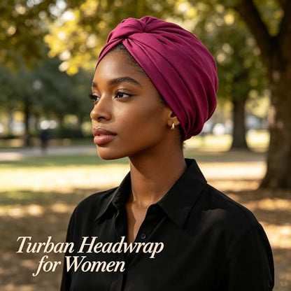 Hijab Scarf for Women, 3PCS Set with Undercap and Hijab Clip Lightweight Modal Muslim Head Wrap Scarf for Daily - color: Sy22-dark Fuchsia Hijab+black Undercap