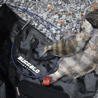 Fish Tournament Weigh in Bag for Bass Fishing, Heavy Duty Fish Bag for Caught Fish Waterproof,Leakproof,Puncture Resistant - color: Black-32×19.7in Upgraded