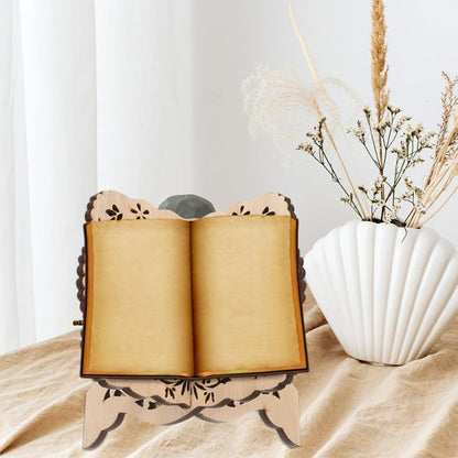 SEWACC Desktop Book Holder 2-Pack Book Stand for Reading Children S Reading Shelf Reading Rack for Desk Display Stand for Home Office Kitchen 5.90 X 4.72 X 0.19 in