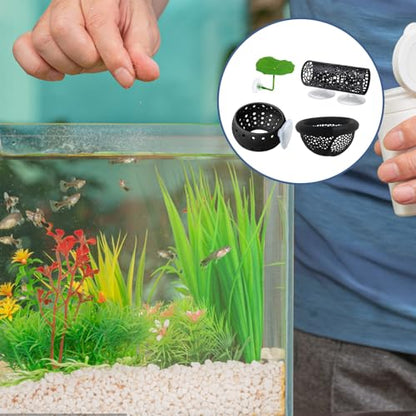 8-Piece Set with 3 Resting Leaves and 5 Decorative Leaves, Betta Hammock, Betta Fish Hammock, Beta Fish Tank Decor, Plastic Aquarium Accessories