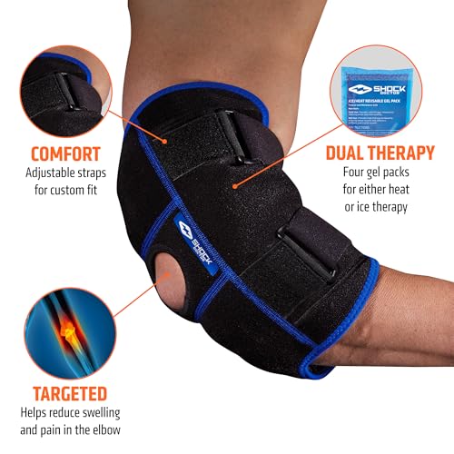 Shock Doctor Ice Recovery Elbow Compression Wrap